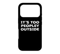 Custodia per iPhone 17 Pro È troppo gente fuori - Umorismo introverso