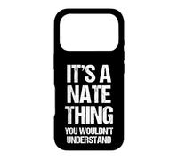 Custodia per iPhone 17 Pro È una cosa nativa (non capiresti) -Nome divertente Nate