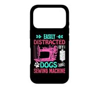 Custodia per iPhone 17 Pro Easily Distracted By Dogs And Sewing Machine Seamstress