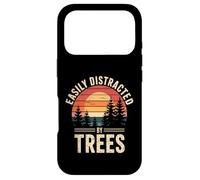 Custodia per iPhone 17 Pro Easily Distracted By Trees - Funny Arborist Vintage For Men
