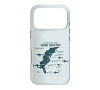Custodia per iPhone 17 Pro East Coast Shark Sightings Cool Map