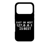 Custodia per iPhone 17 Pro East Or West 127.0.0.1 è il miglior programmatore nerd divertente codificatore