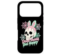 Custodia per iPhone 17 Pro Easter Dead Inside ma Hoppy Skull Bunny Pastel Goth
