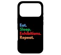 Custodia per iPhone 17 Pro Eat Sleep Exhibitions Repeat per espositori e amanti dell'Expo