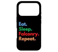 Custodia per iPhone 17 Pro Eat Sleep Falconry Repeat per falconieri e amanti dei falchi