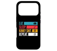 Custodia per iPhone 17 Pro Eat Sleep Kinky Shit Repeat - BDSM Lifestyle per bondage