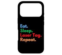 Custodia per iPhone 17 Pro Eat Sleep Laser Tag Repeat per i giocatori e gli amanti del laser tag