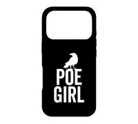 Custodia per iPhone 17 Pro Edgar Allan Poe Divertente Poe Ragazza Hipster Bookworm Libro Nerd