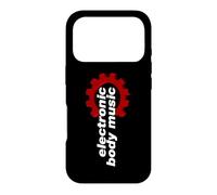 Custodia per iPhone 17 Pro Electronic Body Music (EBM) Scritta con ingranaggio rosso