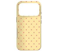 Custodia per iPhone 17 Pro Elegant Polka Dots Coral, Pink and Yellow Dots