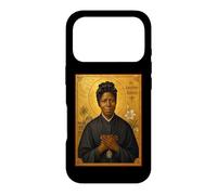 Custodia per iPhone 17 Pro Elegante icona cattolica di Santa Giuseppina Bakhita