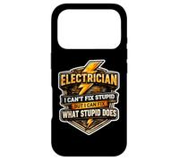 Custodia per iPhone 17 Pro Elettricista Non riesco a sistemare stupido ma posso aggiustare ciò che stupido fare