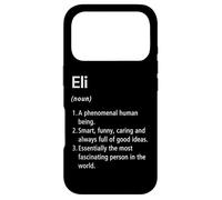 Custodia per iPhone 17 Pro Eli Definizione del nome Dizionario divertente