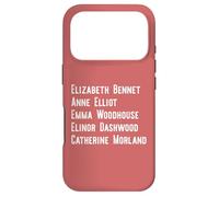 Custodia per iPhone 17 Pro Elizabeth Anne Emma Elinor Catherine Jane Austen guida il meme