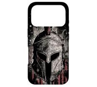 Custodia per iPhone 17 Pro Elmo Guerriero Spartano Antico Greco Vintage