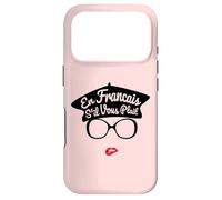 Custodia per iPhone 17 Pro En Francais S'il Vous Plait - Donna Francese Basco Rosso Labbra