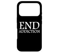 Custodia per iPhone 17 Pro End Addiction Fighting Drug Abuse Sobriety Awareness Sober