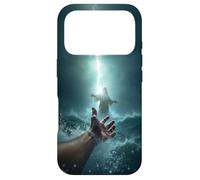 Custodia per iPhone 17 Pro Epic Bible Story Christian Graphic - Jesus Saving Peter