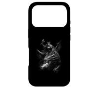 Custodia per iPhone 17 Pro Epic Fantasy Dragon Rider Donna Vichinga Donna Guerriera
