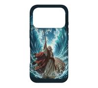 Custodia per iPhone 17 Pro Epic Japanese Anime Christian Bible - Moses Parting The Sea