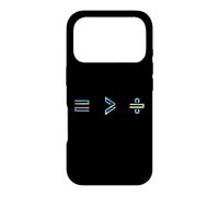 Custodia per iPhone 17 Pro Equality is Greater Than Division Math Symbol Social Justice