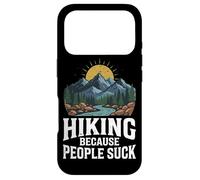 Custodia per iPhone 17 Pro Escursionismo perché la gente succhia divertente all'aperto grafica montagna