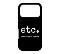 Custodia per iPhone 17 Pro ETC Fine della capacità di pensiero