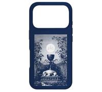 Custodia per iPhone 17 Pro Eucaristia Simboli Cristiani JHS Calice Agnus Dei Jesus
