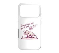 Custodia per iPhone 17 Pro Everything Is Alright Dinosaur Asteroid Chaos Graphic Retro