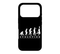 Custodia per iPhone 17 Pro Evoluzione del basket con l'uomo divertente evoluzione umana