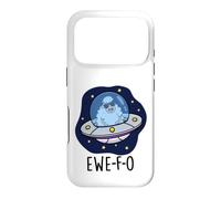 Custodia per iPhone 17 Pro Ewe-F-O Divertente gioco di parole UFO