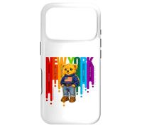 Custodia per iPhone 17 Pro Exceed The Limit New York Teddy Bear- Colorful NYC Boroughs