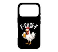 Custodia per iPhone 17 Pro F-Caw-F Funny Chicken Hilarious Rooster Holding Beer Graphic