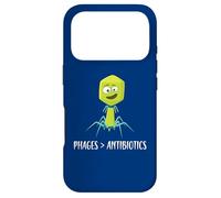 Custodia per iPhone 17 Pro Fagi sopra gli antibiotici Divertente batteriofago