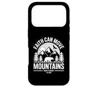 Custodia per iPhone 17 Pro Faith Can Move Montagne Retro Tramonto Bibbia Versi Cristiani