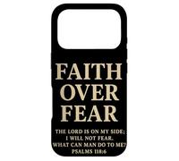 Custodia per iPhone 17 Pro Faith Over Fear The Lord Is On My Side Salmo 118 6 Fede