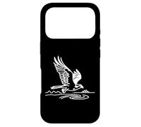 Custodia per iPhone 17 Pro Falco Pescatore arte lineare Ornitologo