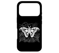 Custodia per iPhone 17 Pro Falena Atlante Disegno a Linee Insetto