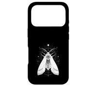 Custodia per iPhone 17 Pro Falena Luna Geometria Sacra Arte Mistica