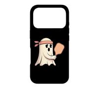 Custodia per iPhone 17 Pro Fantasma che gioca a pickleball con grafica a bandana