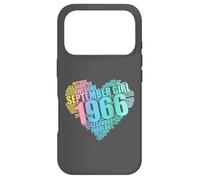 Custodia per iPhone 17 Pro Fantastica ragazza del settembre 1966 leggendaria e favolosa 60° cuore