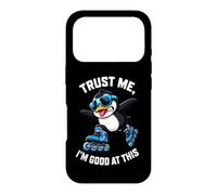 Custodia per iPhone 17 Pro Fantastico pinguino di pattinaggio in linea, credo di essere bravo in questo