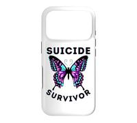 Custodia per iPhone 17 Pro Farfalla Suicide Sopravvissuto Consapevolezza Prevenzione Kid Boy Girl