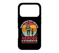 Custodia per iPhone 17 Pro Father And Son Heroes Proud Firefighter Dad Fathers Day