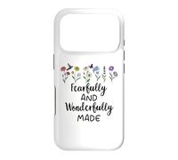 Custodia per iPhone 17 Pro Fearfully & Wonderfully Made Sign Bible Verse Psalm 139:14