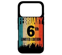 Custodia per iPhone 17 Pro Febbraio 6 Edizione Limitata Retro Vintage Compleanno