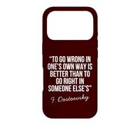 Custodia per iPhone 17 Pro Fëdor Dostoevskij Delitto e castigo Filosofia classica
