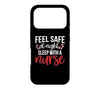 Custodia per iPhone 17 Pro Feel Safe At Night Sleep With A Nurse Funny Nursing Nurses