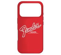 Custodia per iPhone 17 Pro Fender Telecaster White Iconic Big Logo