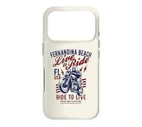 Custodia per iPhone 17 Pro Fernandina Beach Florida USA motocicletta Skull Rider Design
